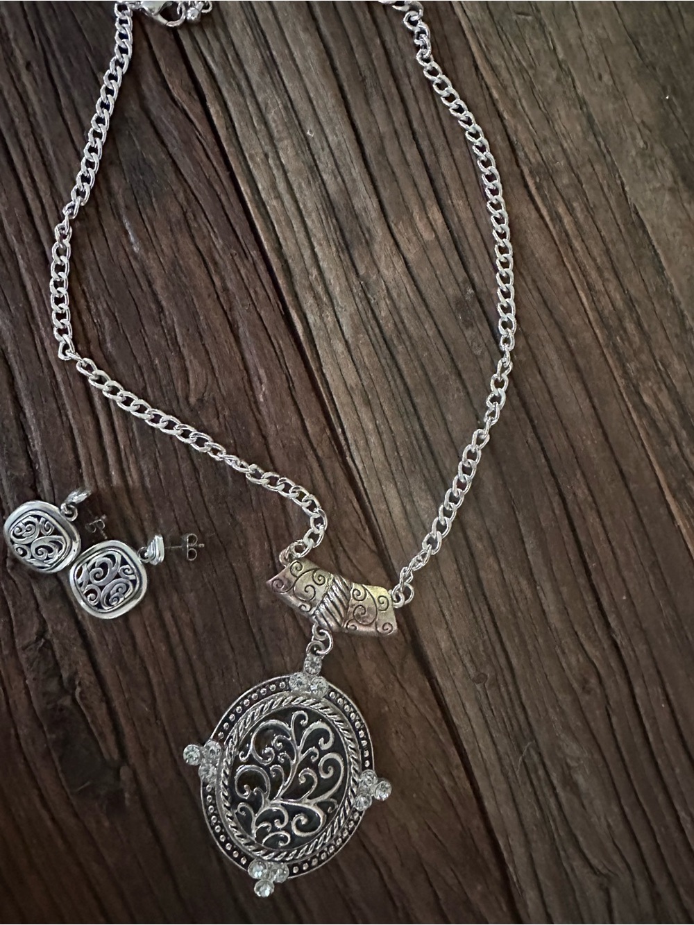 Signature Bali/Taxco Style Necklace and Earrings